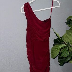 Burgundy formal dress